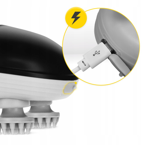 Масажна подушка  4FIZJO Smart Head Massager Black - фото №5